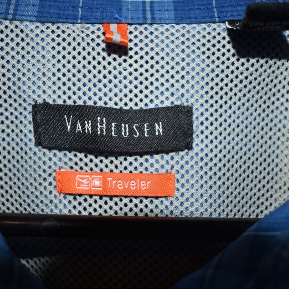 MEN VAN HEUSEN BOTTON DOWN SHIRT - Picture 3 of 5